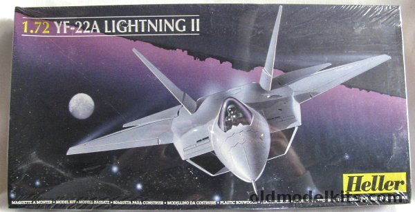 Heller 1/72 YF-22A Lightning II, 80342 plastic model kit